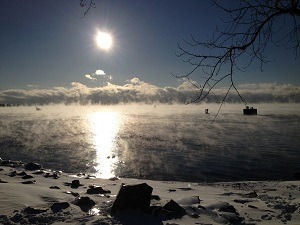 Burlington Waterfront Super Freeze. January 3, 2014 Photo by Chris Boget