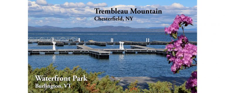 Trembleau Mountain from Waterfront Park Burlington VT